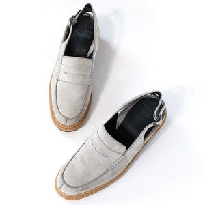 Dr. Martens Romana Grey Suede Loafers